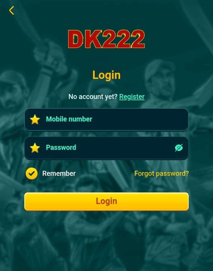 DK 222 Game Login