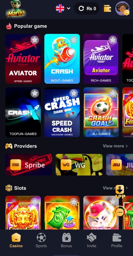 Margo Bet Game Immage